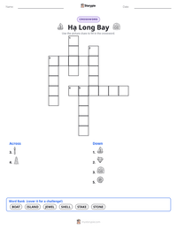 Hạ Long Bay printable worksheet preview
