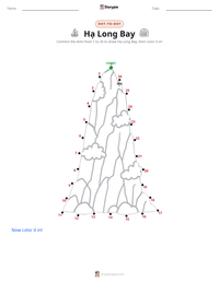 Hạ Long Bay printable worksheet preview
