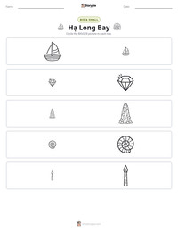 Hạ Long Bay printable worksheet preview
