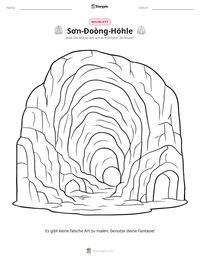 Sơn-Đoòng-Höhle druckbare Arbeitsblatt Vorschau