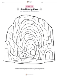 Sơn Đoòng Cave printable worksheet preview