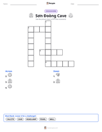 Sơn Đoòng Cave printable worksheet preview