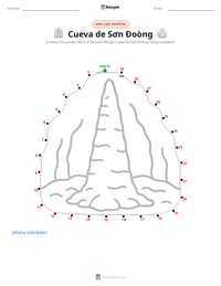Vista previa de la hoja de trabajo imprimible de Cueva de Sơn Đoòng