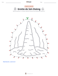 Aperçu de la feuille de travail imprimable Grotte de Sơn Đoòng