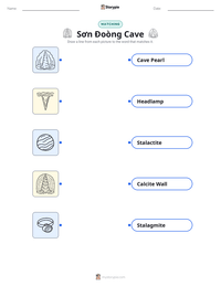 Sơn Đoòng Cave printable worksheet preview