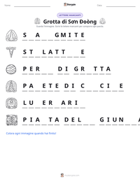 Anteprima della scheda stampabile di Grotta di Sơn Đoòng