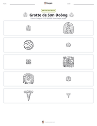 Aperçu de la feuille de travail imprimable Grotte de Sơn Đoòng