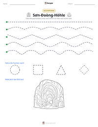 Sơn-Đoòng-Höhle druckbare Arbeitsblatt Vorschau