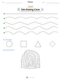Sơn Đoòng Cave printable worksheet preview