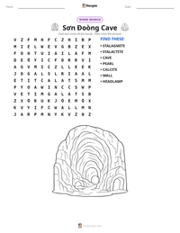 Sơn Đoòng Cave printable worksheet preview