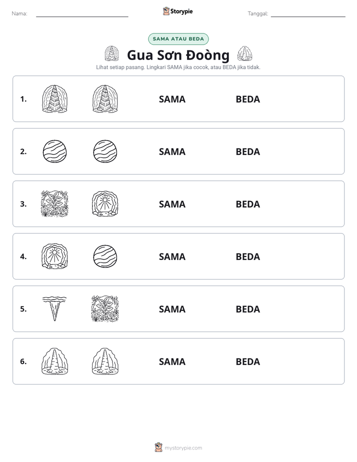 Sama atau Berbeda
