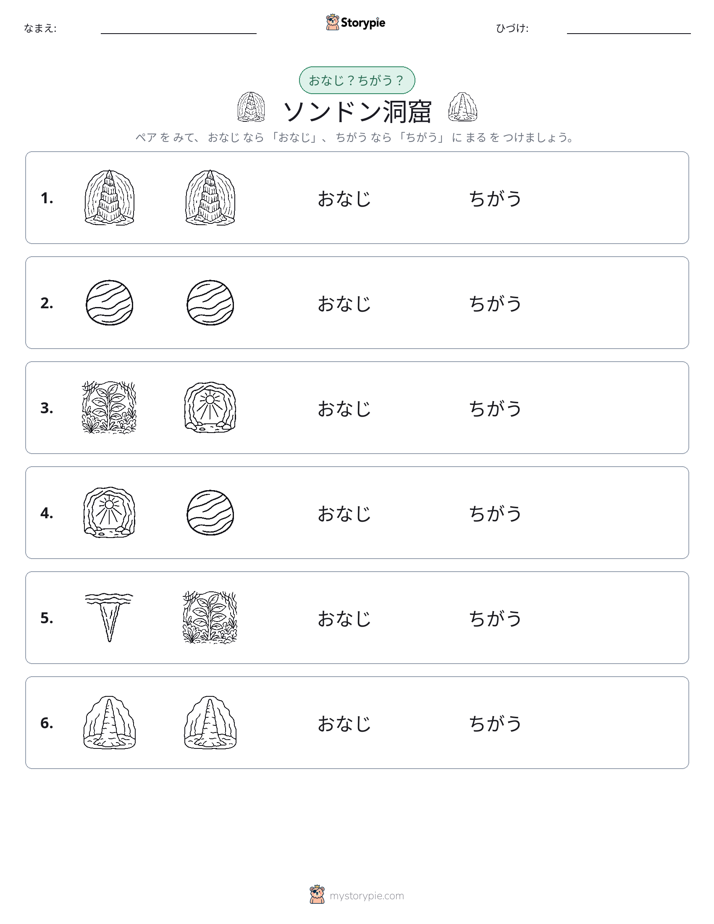 同じか違うか
