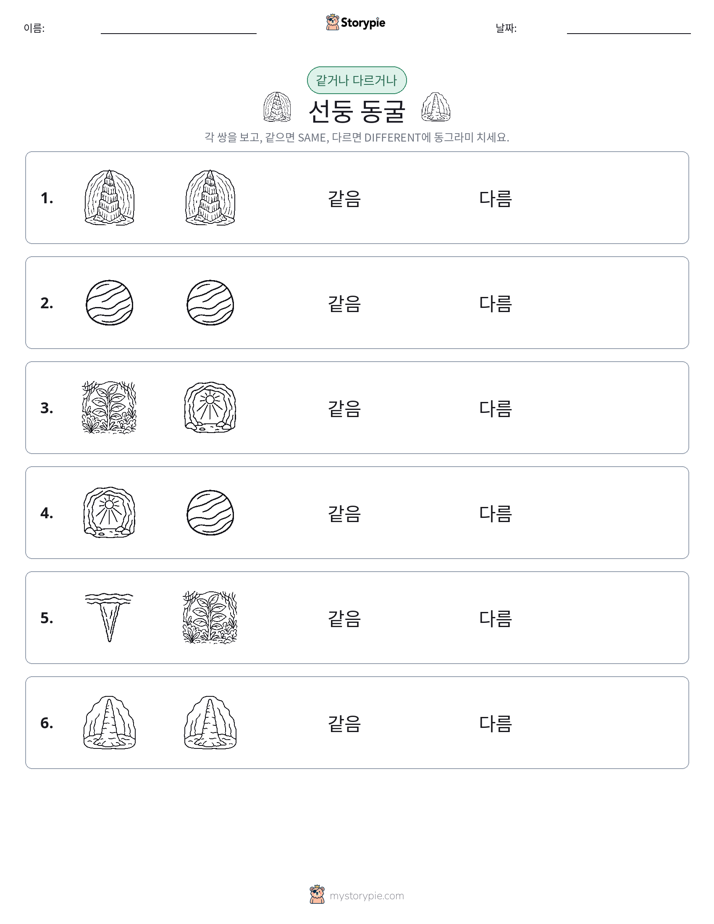 같은 것 또는 다른 것