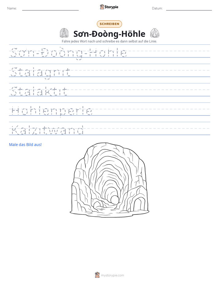 Schreibübung