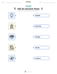 Hội An Ancient Town printable worksheet preview