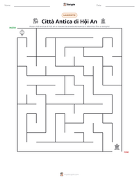 Anteprima della scheda stampabile di Città Antica di Hội An