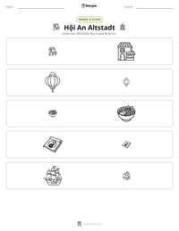 Hội An Altstadt druckbare Arbeitsblatt Vorschau