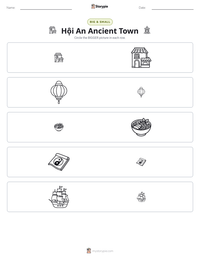 Hội An Ancient Town printable worksheet preview