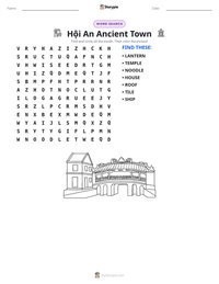 Hội An Ancient Town printable worksheet preview