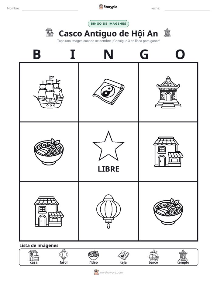 Bingo de Imágenes