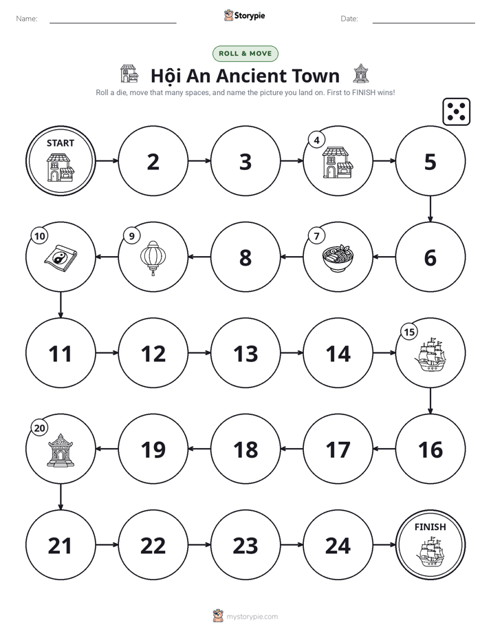 Roll & Move Game