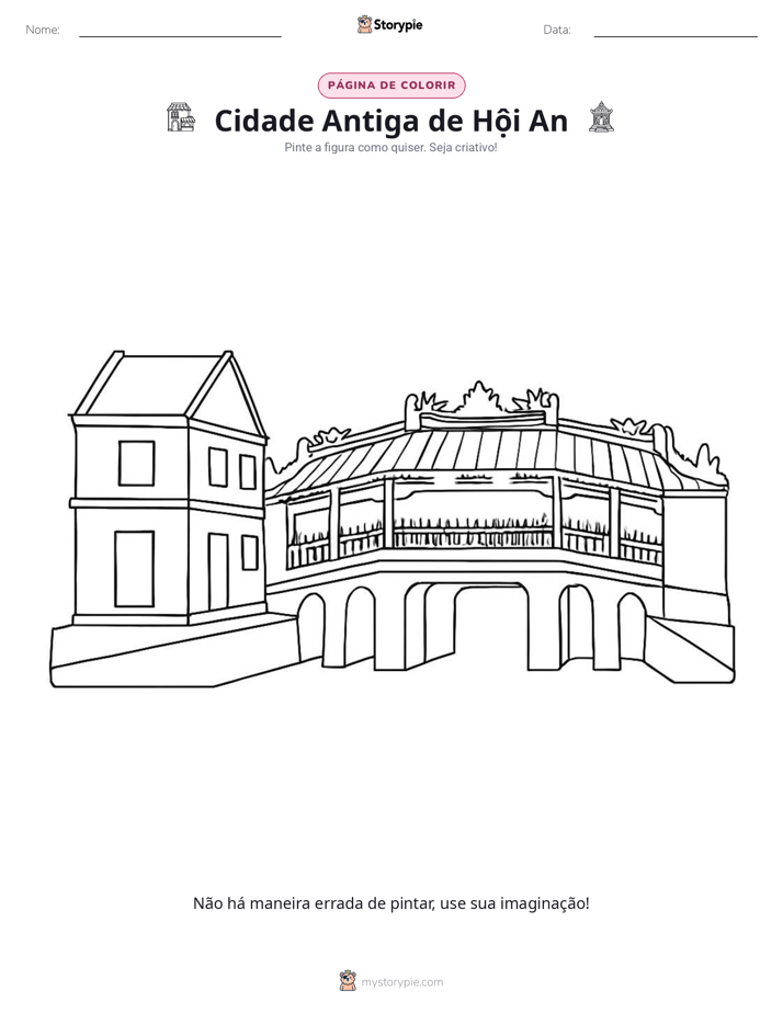 Página para colorir