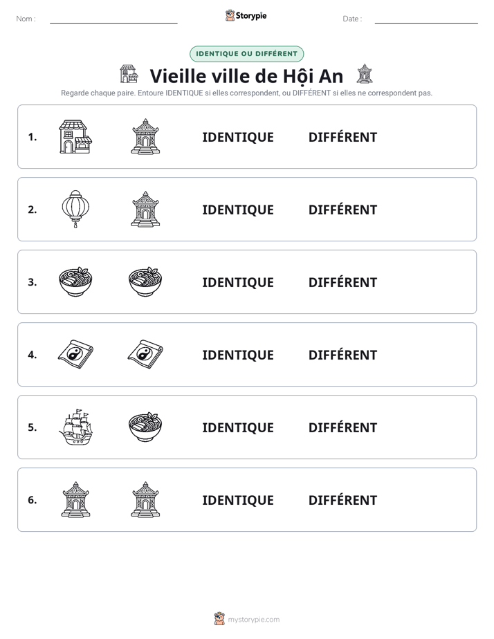 Identique ou Différent