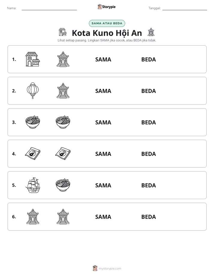 Sama atau Berbeda