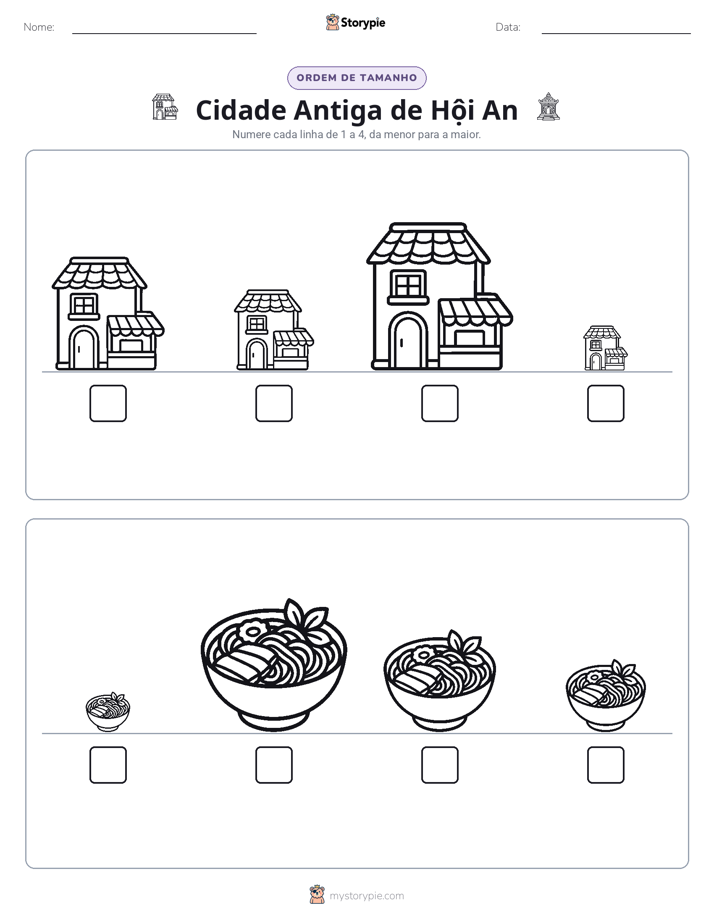 Ordem de Tamanho