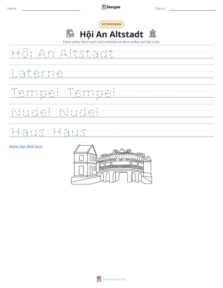 Schreibübung