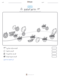 معاينة ورقة العمل القابلة للطباعة دلتا نهر الميكونغ