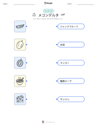 メコンデルタ の印刷可能ワークシートプレビュー