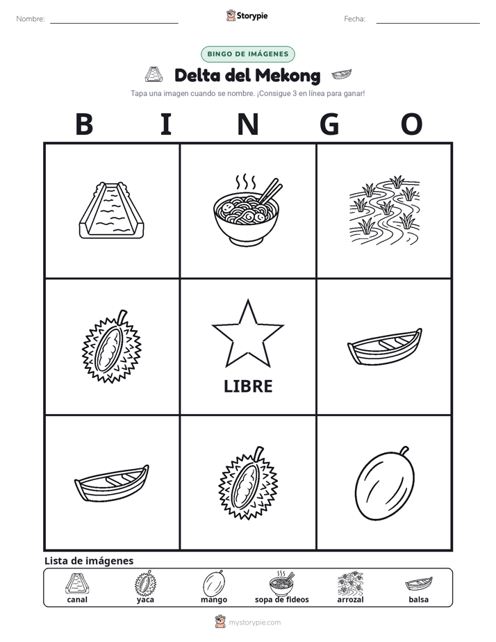 Bingo de Imágenes