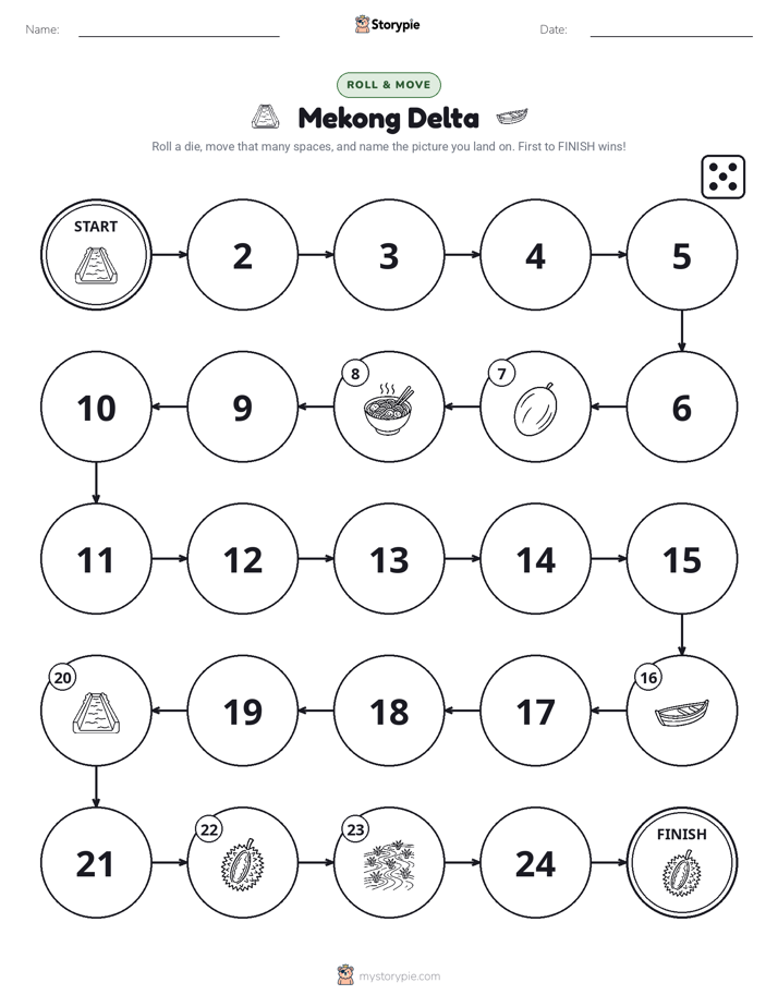 Roll & Move Game