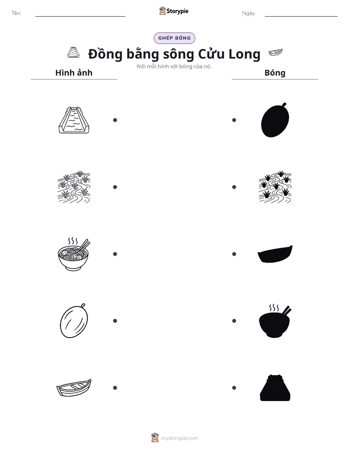 Ghép Hình Bóng