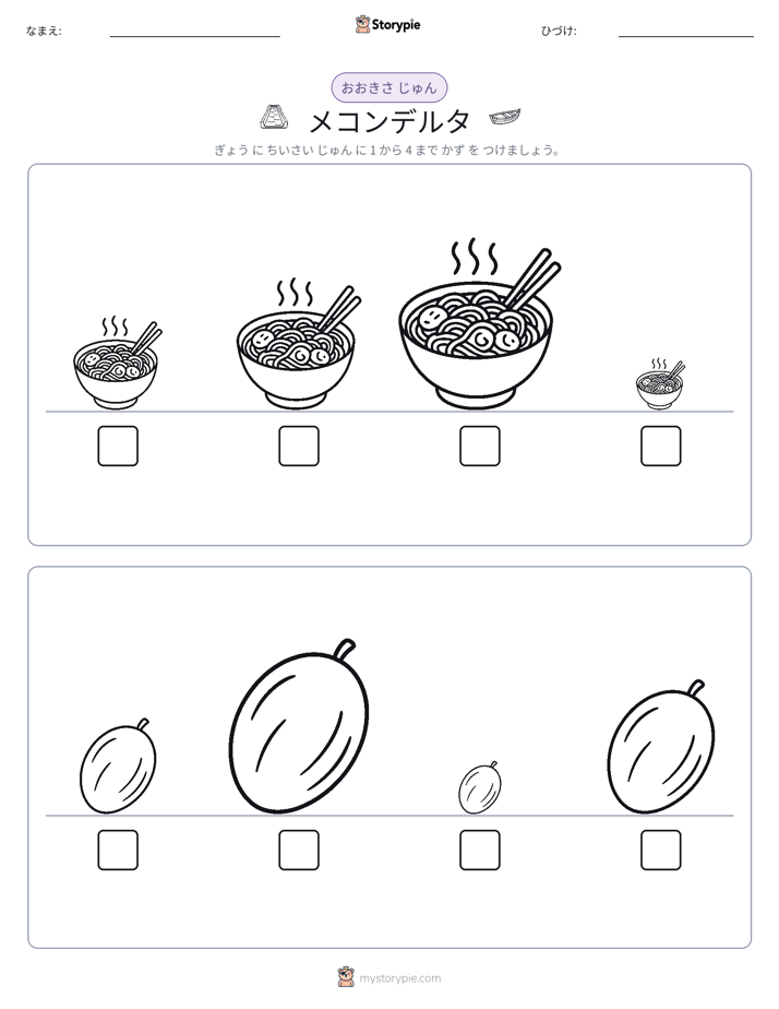サイズ順