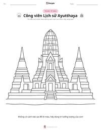 Xem trước tài liệu in sẵn Công viên Lịch sử Ayutthaya