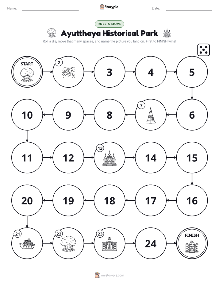 Roll & Move Game