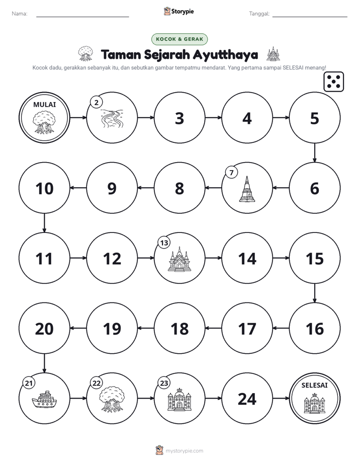 Permainan Gulung & Pindah