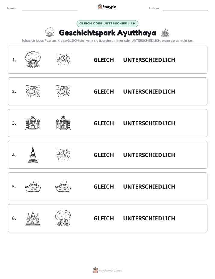Gleich oder Anders