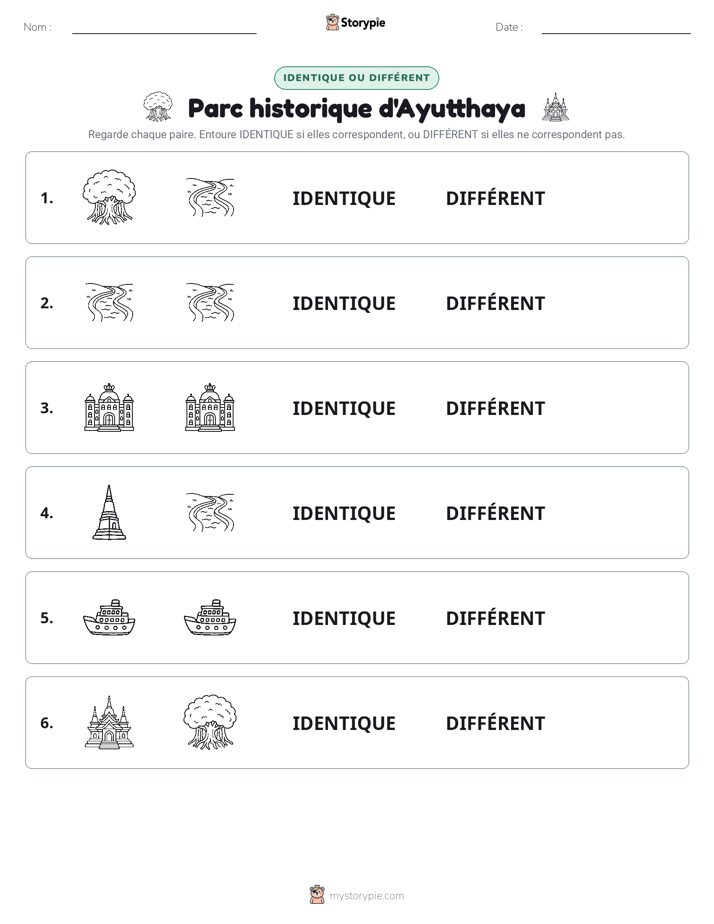 Identique ou Différent