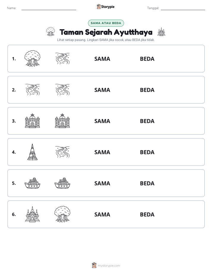 Sama atau Berbeda