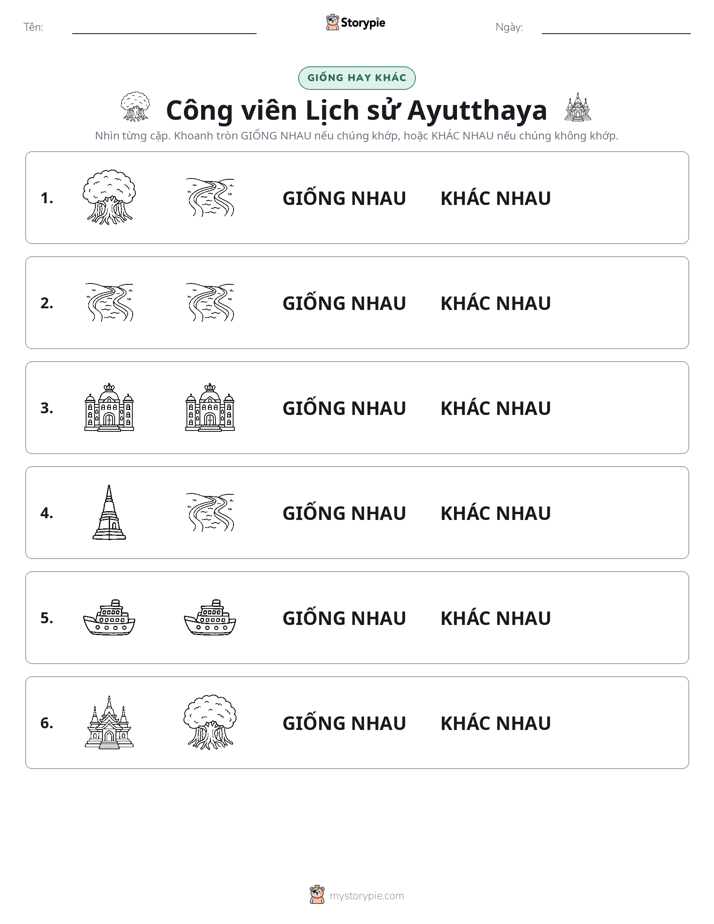 Giống Hay Khác