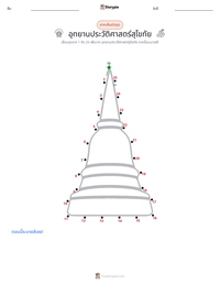อุทยานประวัติศาสตร์สุโขทัย ตัวอย่างแบบฝึกหัดที่พิมพ์ได้