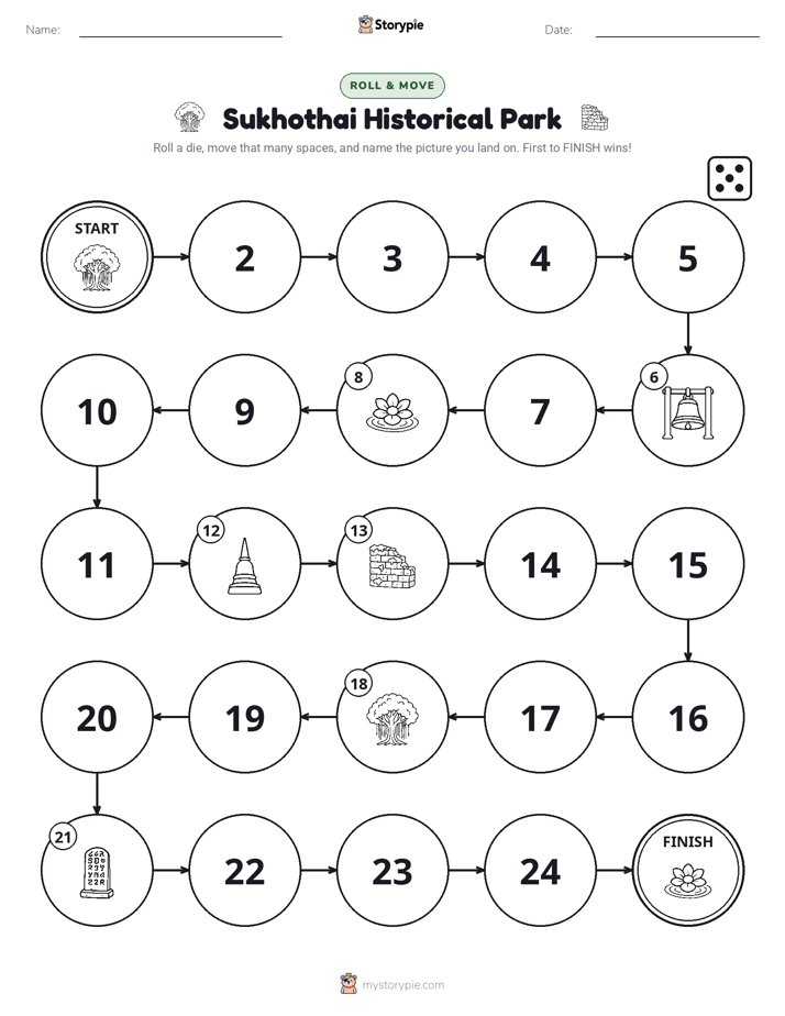 Roll & Move Game