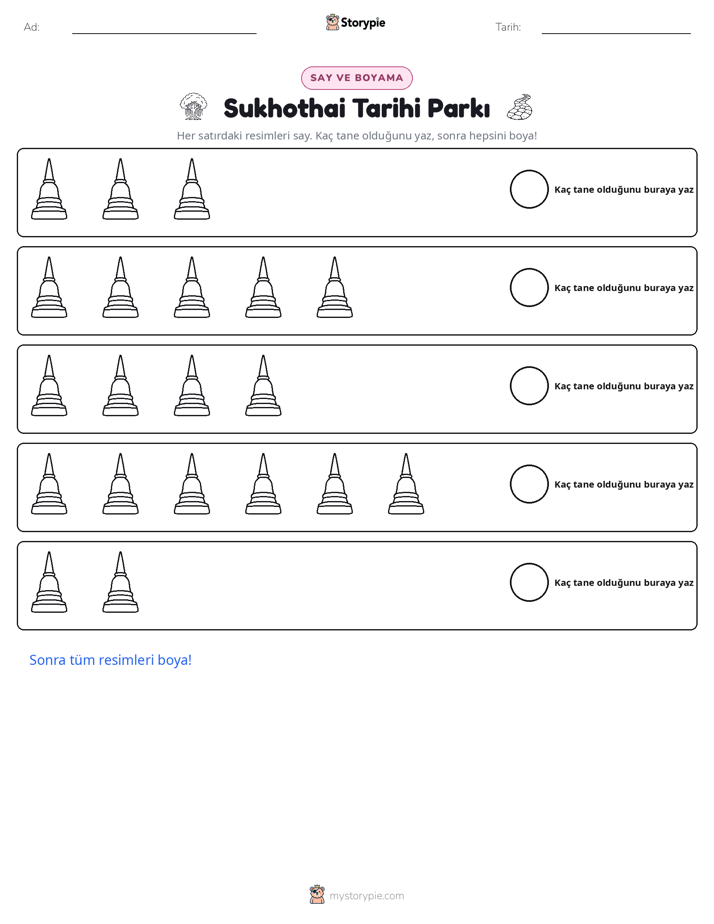 Say & Renklendir