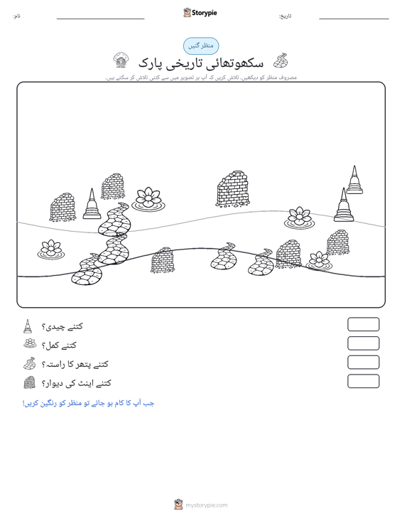 گنتی کا منظر