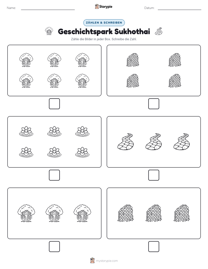 Zählen & Schreiben