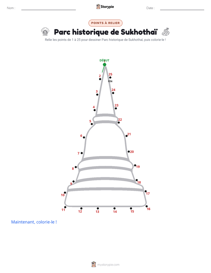 Relie les points