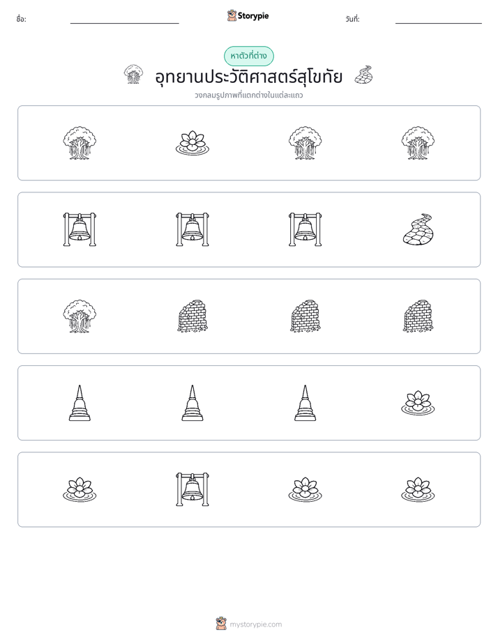 ตัวที่แตกต่าง